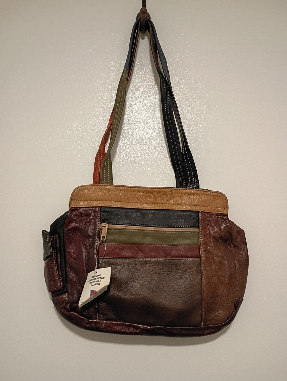 Genuine Leather Shoulder Purse (Read Description For Flaws)